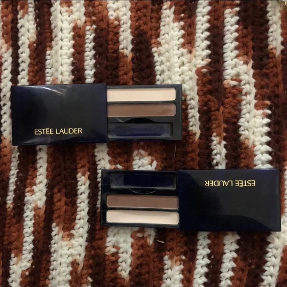 TWO Estee Lauder Color Intensity Microfine Eyeshadow Duo 12 Sand Dollar 10 Penny